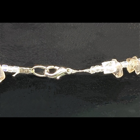 Natural Quartz Crystal Chip Tassel Necklace - Picture 6 of 8